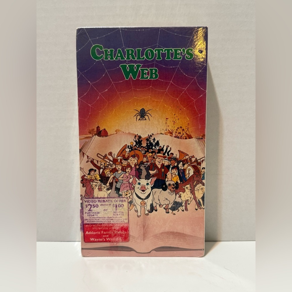 Charlotte's Web - VHS Factory Sealed - Debbie Reynolds - McDonald's Edition 1993